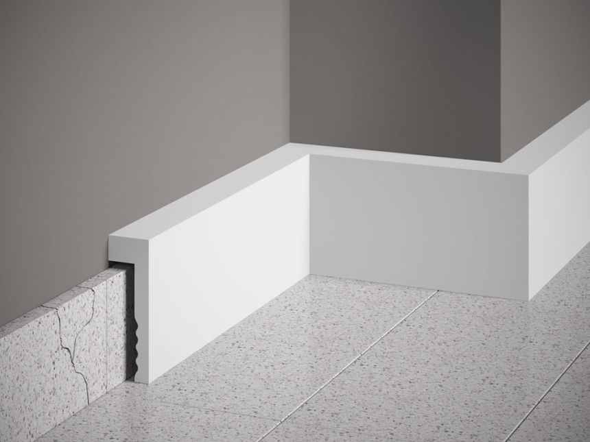Podlahová lišta štandardná MD006, 200 x 2,3 x 10,1 cm, Mardom