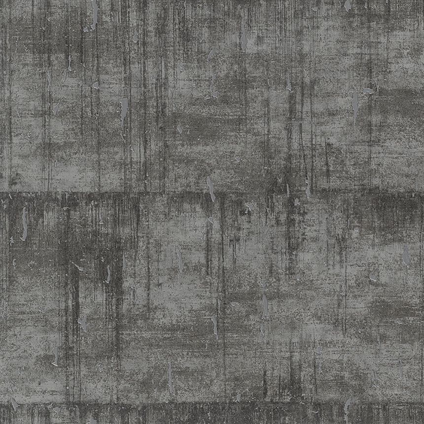 Vliesová čierno-strieborná betónová tapeta 33237, Natural Opulence, Marburg