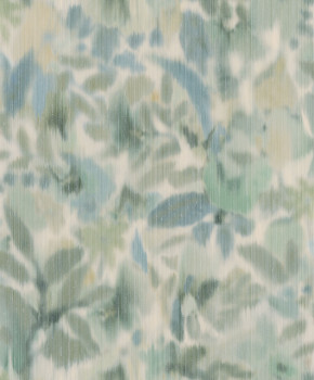 Modro-zelená kvetinová vliesová tapeta, 221361, Botanical, BN Walls