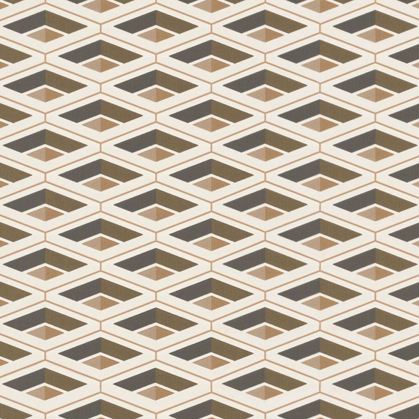 Luxusná zlatá vliesová tapeta geometrický vzor Z76003, Vision, Zambaiti Parati