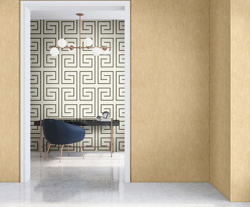 Luxusná biela vliesová tapeta geometrický vzor Z76001, Vision, Zambaiti Parati