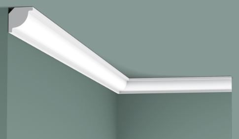 Stropná a podlahová lišta CX132, Duropolymér, Orac Decor