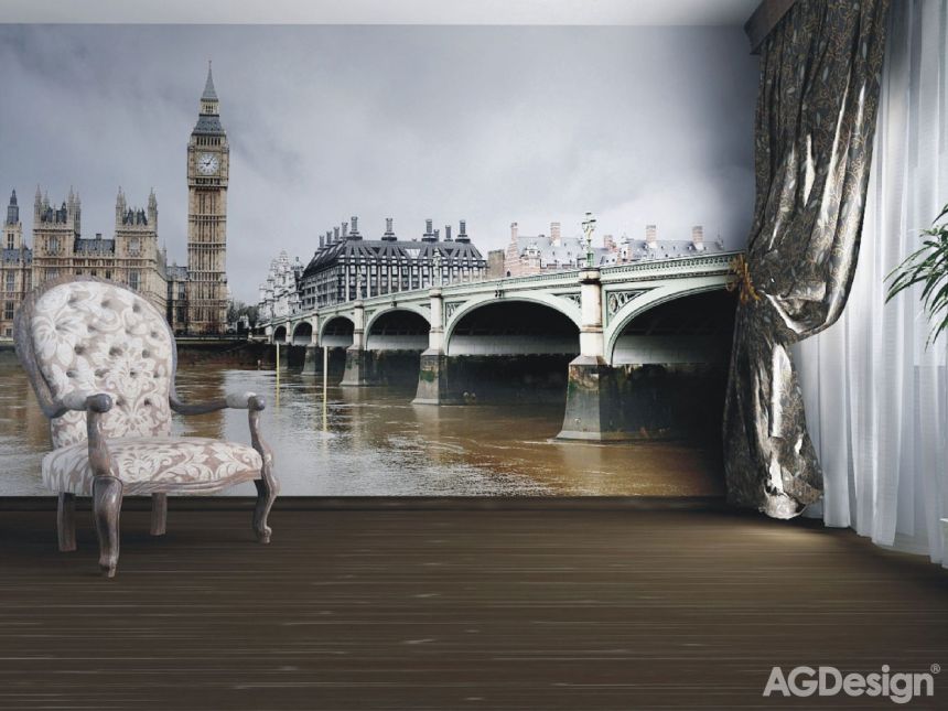 Vliesová obrazová tapeta/fototapeta FTN XXL 0423, Londýn, 360 x 270 cm, AG Design