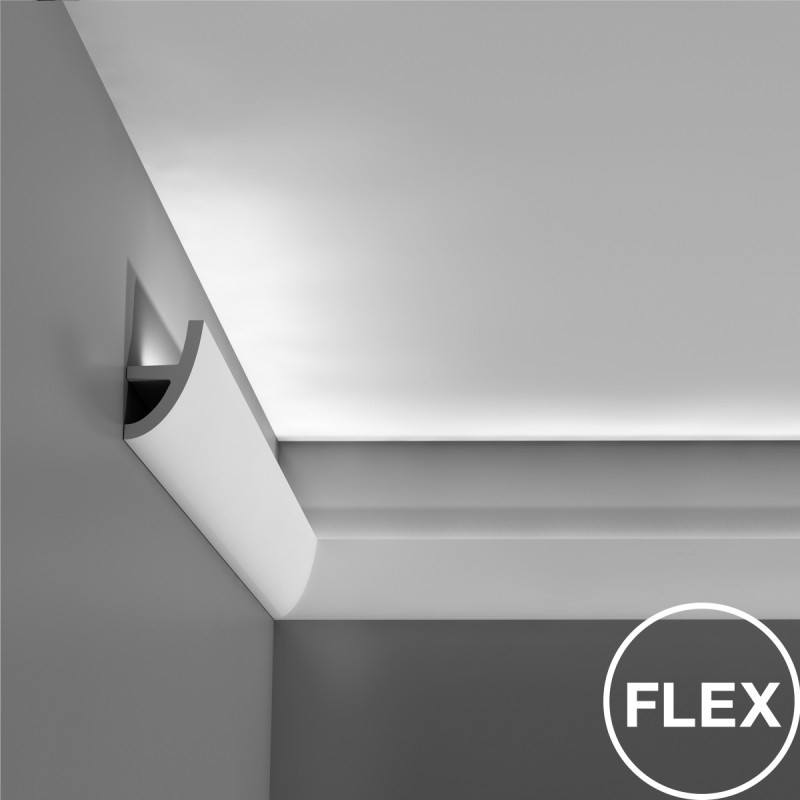 Dekoračná lišta Flexi pre LED osvetlenie C343F Antonio, Orac Decor