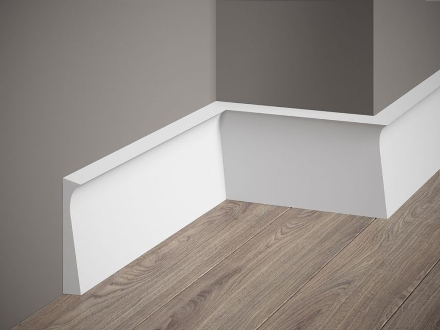 Podlahová lišta štandardná QS004, 200 x 1,5 x 10,8 cm, Mardom