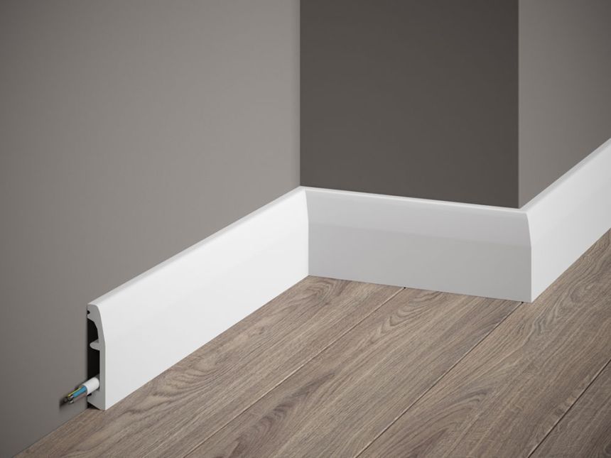 Podlahová lišta štandardná MD017, 200 x 1,4 x 6,9 cm, Mardom