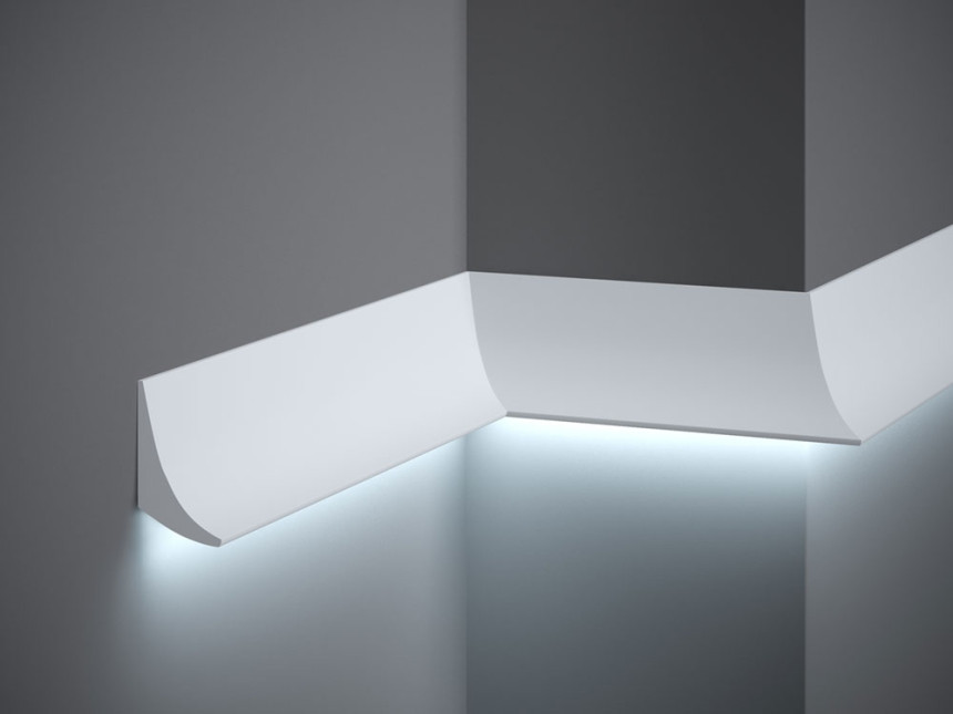 Nástenná LED osvetľovacia lišta QL006, 200 x 4,2 x 7 cm, Mardom