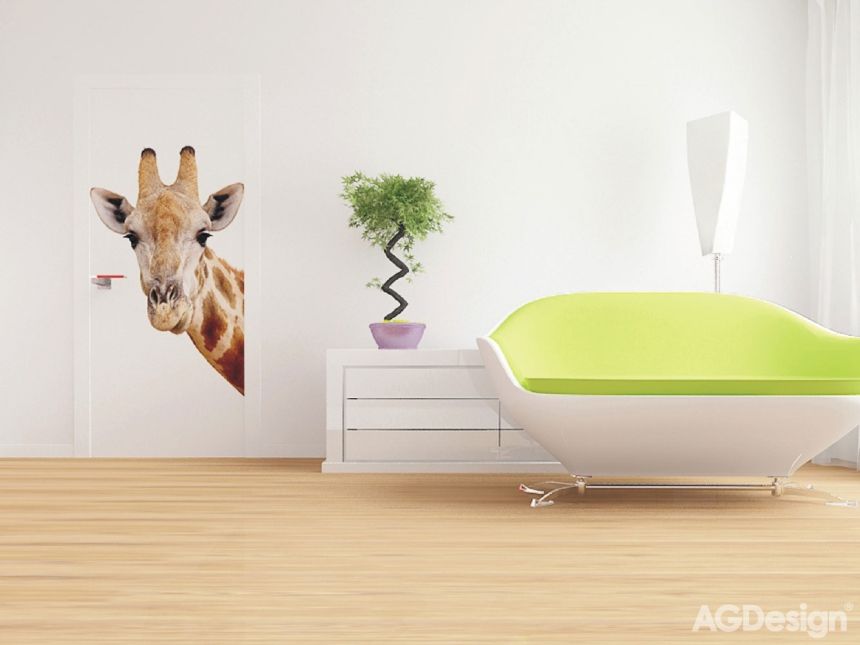 Fototapeta na zeď - FTN V 2851, Žirafa, 90 x 202 cm, AG Design