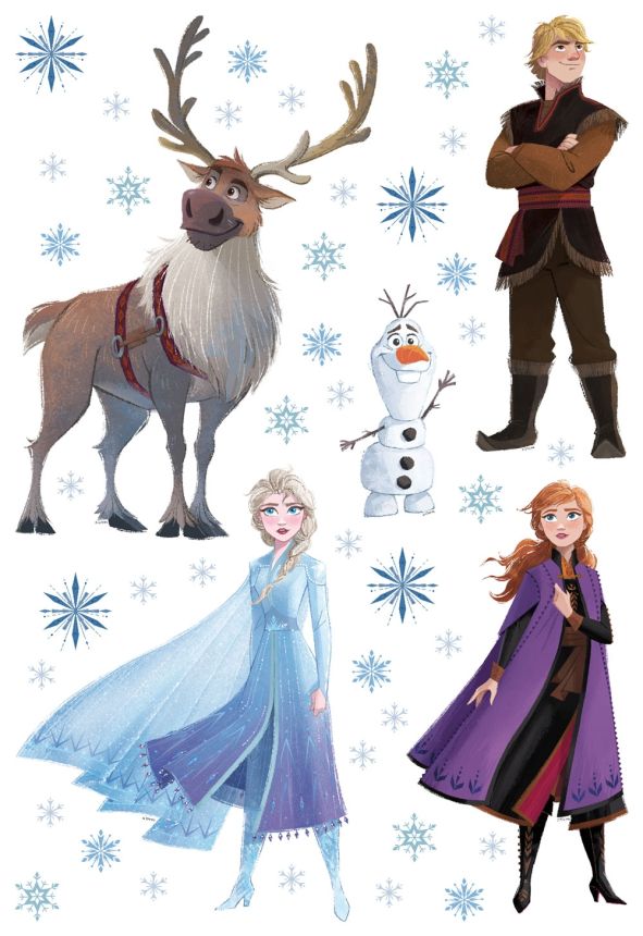 Samolepka Ľadové kráľovstvo DK 1732, Disney, Frozen II, AG Design