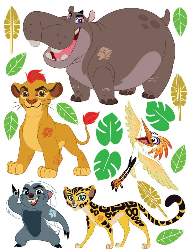 Detská samolepka na stenu DK 2301, Disney, Lion Guard, AG Design