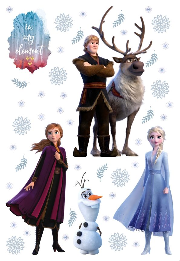 Dětská samolepka Ľadové kráľovstvo DK 2316, Disney, Frozen II, AG Design