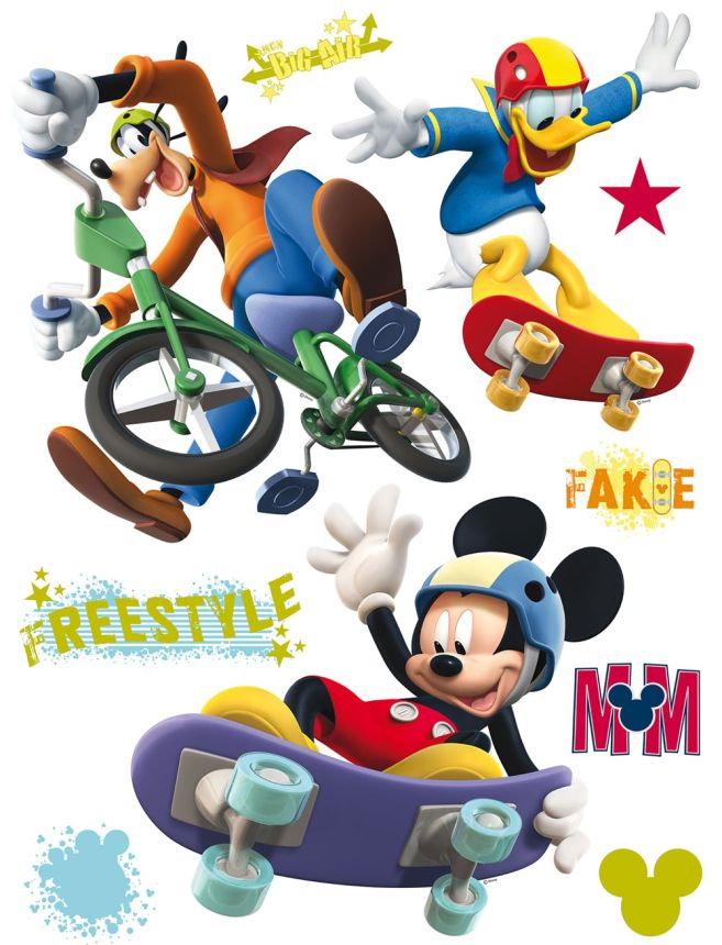 Samolepka na stenu DK 855, Disney Mickey Freestyle, AG Design