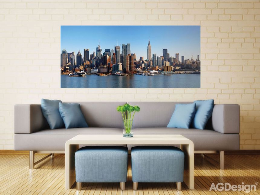 Vliesová obrazová tapeta/Fototapeta na zeď FTN H 2728, New York, panorama, 202 x 90 cm, AG Design