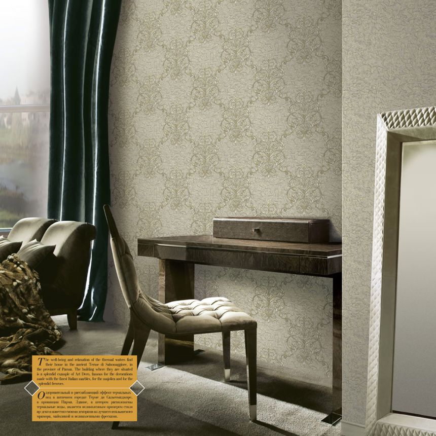 Luxusní vliesová tapeta 83301, Zámecký vzor, ornamenty Parma, Emiliana Parati