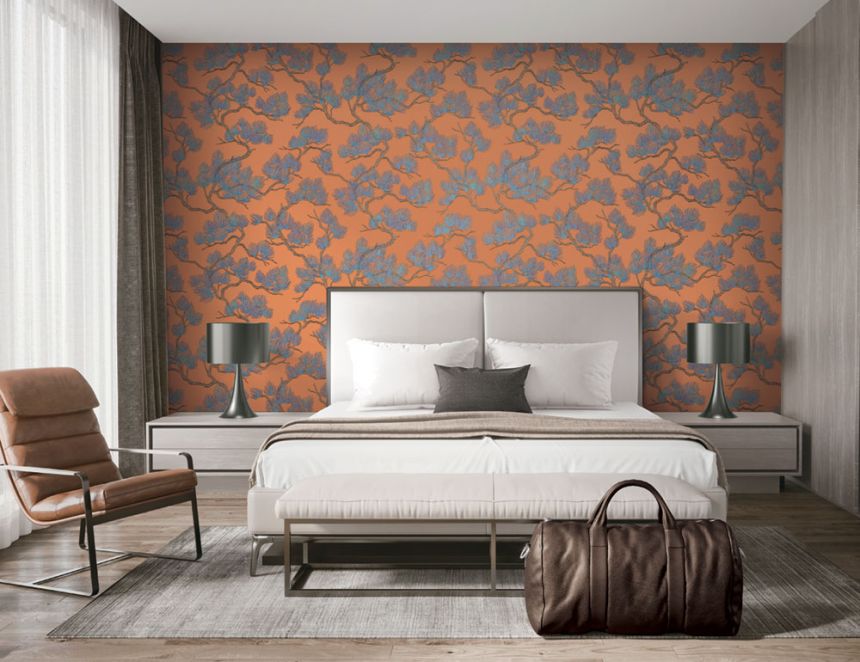 Luxusná vliesová tapeta s vetvičkami WF121016, Wall Fabric, ID Design 