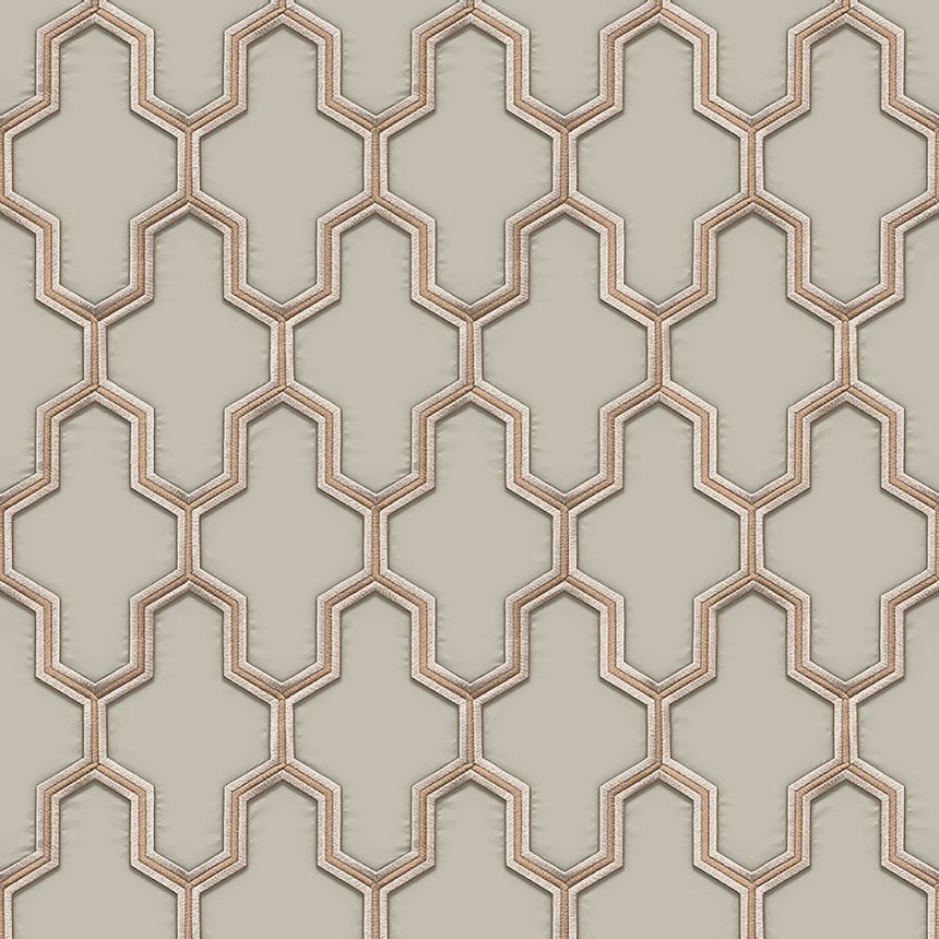 Luxusná vliesová geometrická tapeta WF121023, Wall Fabric, ID Design 