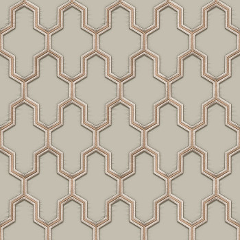 Luxusná vliesová geometrická tapeta WF121023, Wall Fabric, ID Design 