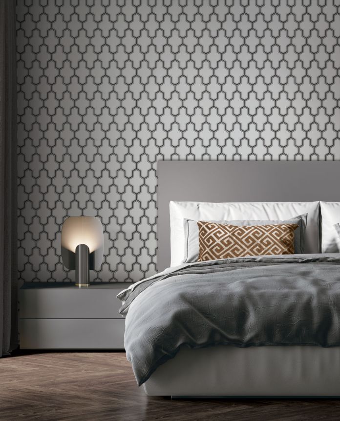 Luxusná vliesová tapeta, geometrický vzor WF121024, Wall Fabric, ID Design