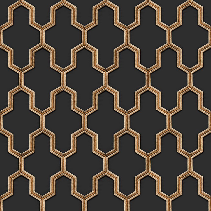 Luxusná vliesová geometrická tapeta WF121025, Wall Fabric, ID Design 