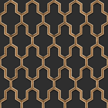 Luxusná vliesová geometrická tapeta WF121025, Wall Fabric, ID Design 