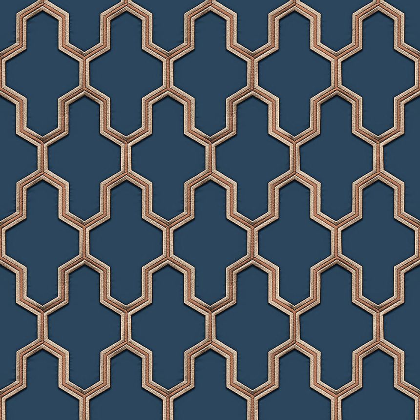 Luxusná vliesová geometrická tapeta WF121027, Wall Fabric, ID Design