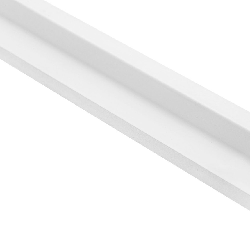 Zakončovací profil k dekoračným lamelám - biely pravý L0101R, 270 x 3,6 x 1,2 cm, Mardom Lamelli