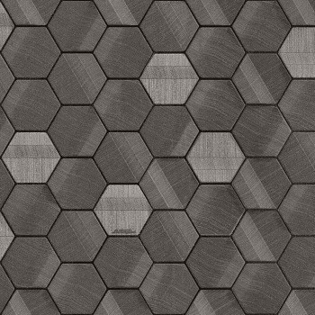 Luxusná vliesová tapeta s vinylovým povrchom, Z44804, Geometrický vzor, Hexagon, Automobili Lamborghini, Zambaiti Parati