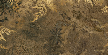 Luxusní vliesová obrazová tapeta s leopardem 300397 DG, 550x280cm, Riviera Maison 3, BN Walls