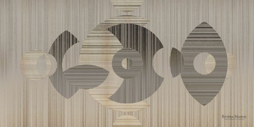 Luxusní vliesová obrazová tapeta na zeď, bambus 300400 DG, 550x280cm, Riviera Maison 3, BN Walls