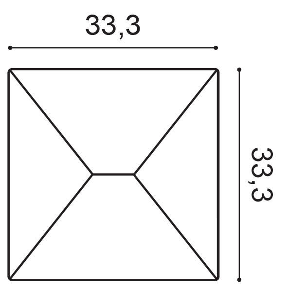 Dekoračný 3D obkladW106, ENVELOP, Orac Decor