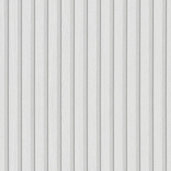 Luxusná sivo-biela 3D vliesová tapeta, imitácia dreva 33956, Botanica, Marburg