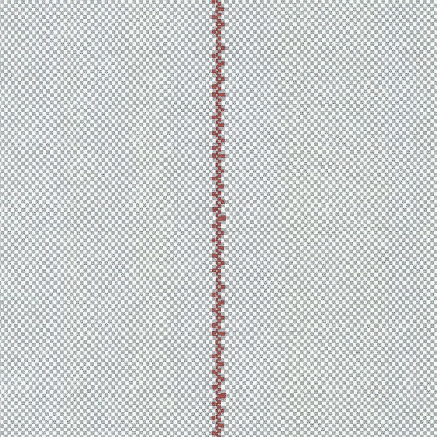 Strieborná vliesová pruhovaná tapeta na stenu UC51005, Unconventional 2, Emiliana Parati 