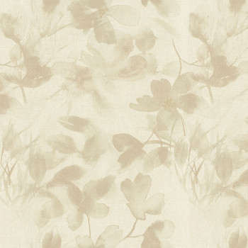 Luxusná krémovo-béžová vliesová kvetinová tapeta 72954, Zen, Emiliana Parati 