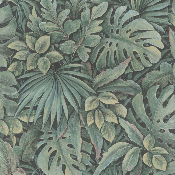 Luxusná zelená vliesová tapeta s listami 33304, Botanica, Marburg