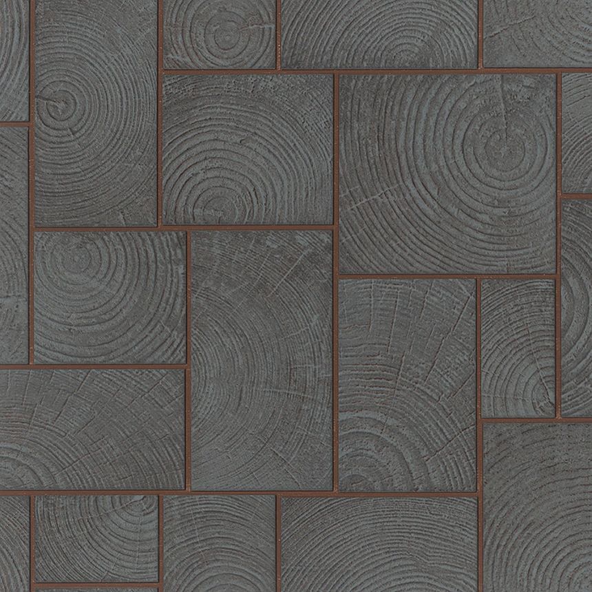 Čierna vliesová tapeta imitácia dreva 33224, Natural Opulence, Marburg
