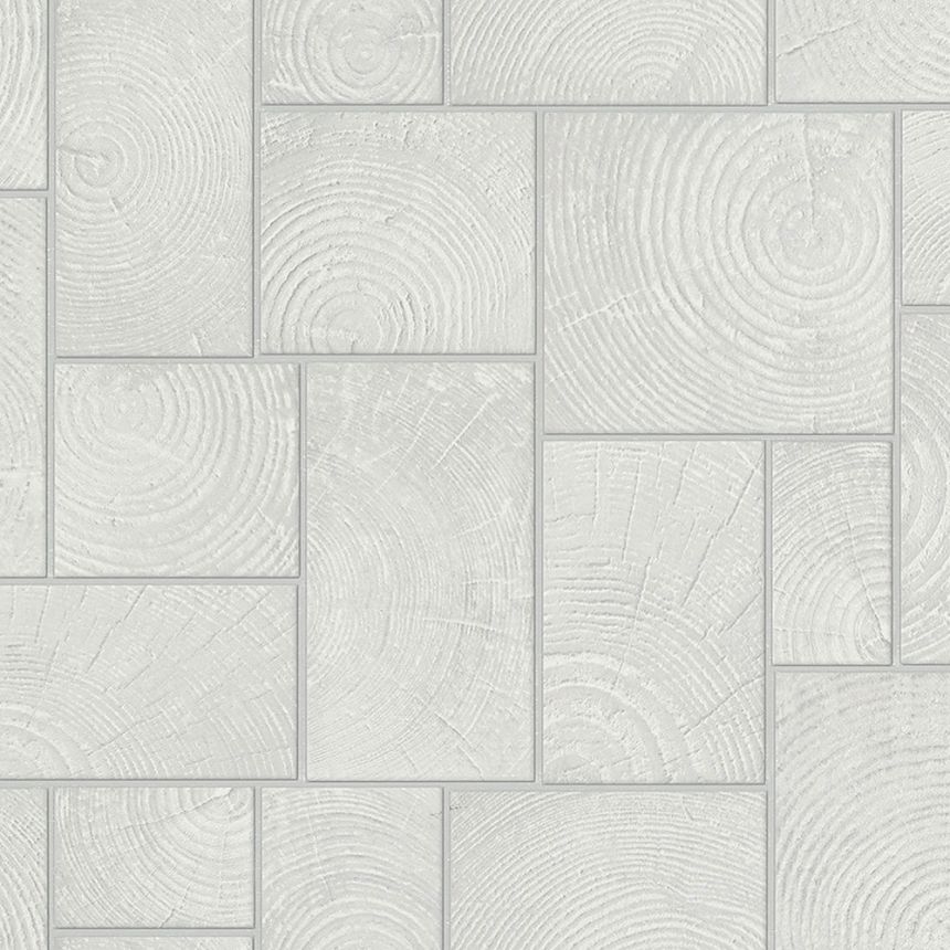 Sivo-biela vliesová tapeta imitácia dreva 33226, Natural Opulence, Marburg