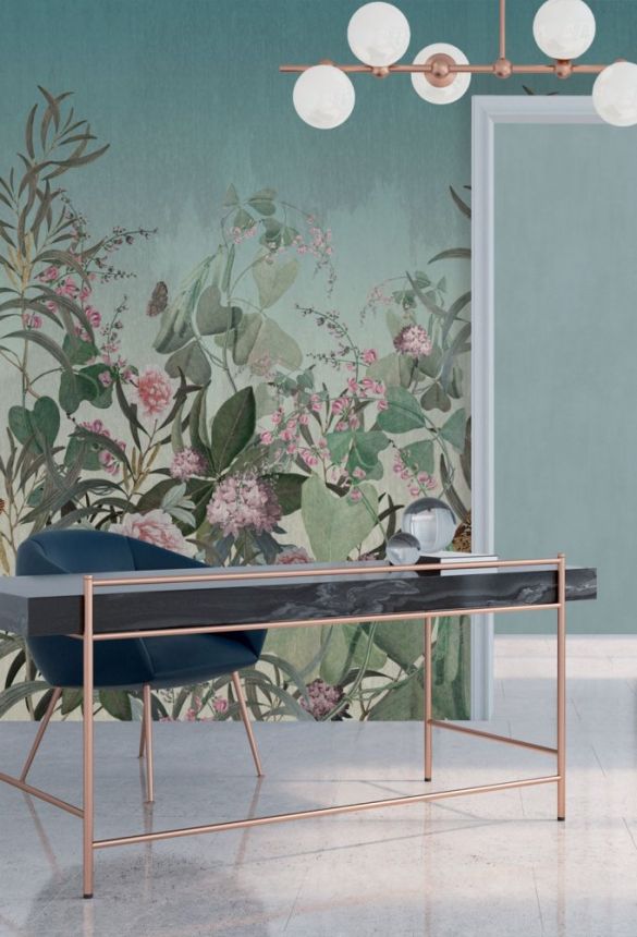 Luxusná vliesová obrazová tapeta s rastlinným vzorom OND22101, 200 x 300 cm, Cinder, Onirique, Decoprint