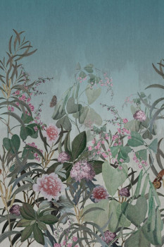 Luxusná vliesová obrazová tapeta s rastlinným vzorom OND22101, 200 x 300 cm, Cinder, Onirique, Decoprint