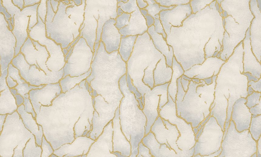 Luxusné sivo-zlatá vliesová tapeta, imitácia kameňa, 86033, Valentin Yudashkin 5, Emiliana Parati