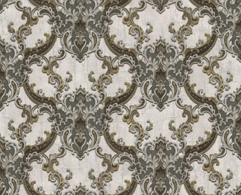 Luxusná strieborno-hnedá vliesová tapeta, zámocké ornamenty, 86061, Valentin Yudashkin 5, Emiliana Parati