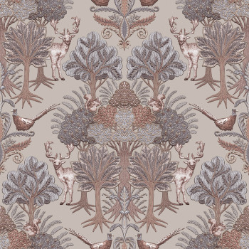 Luxusná vliesová tapeta na stenu, stromy, zvieratá, TP422302, Tapestry, Design ID