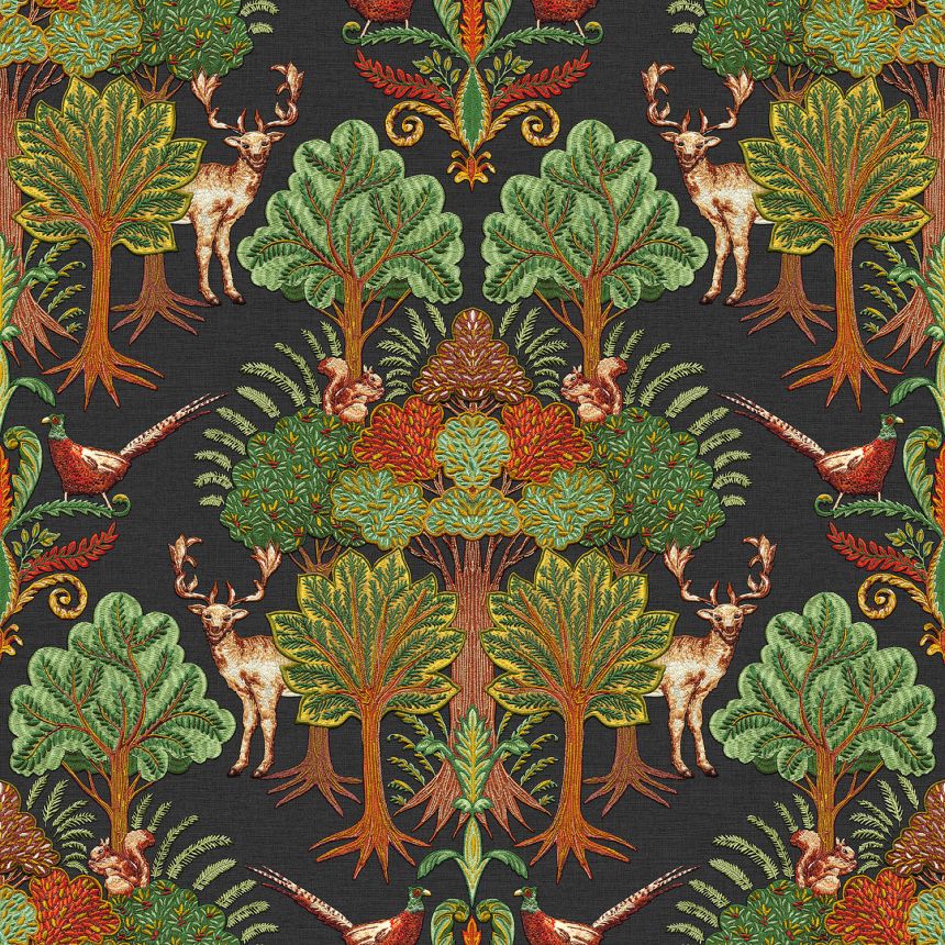 Luxusná vliesová tapeta na stenu, stromy, zvieratá, TP422306, Tapestry, Design ID