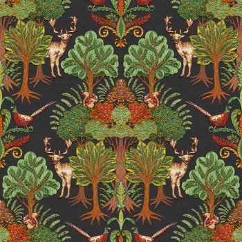Luxusná vliesová tapeta na stenu, stromy, zvieratá, TP422306, Tapestry, Design ID