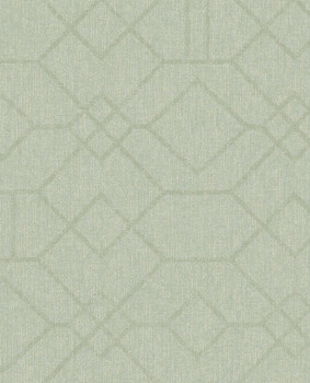 Zelená vliesová tapeta s geometrickým vzorom, 324013, Embrace, Eijffinger