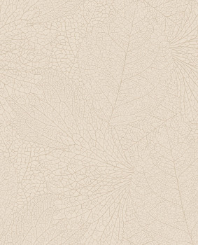Biela vliesová tapeta s metalickými listami, 324040, Embrace, Eijffinger