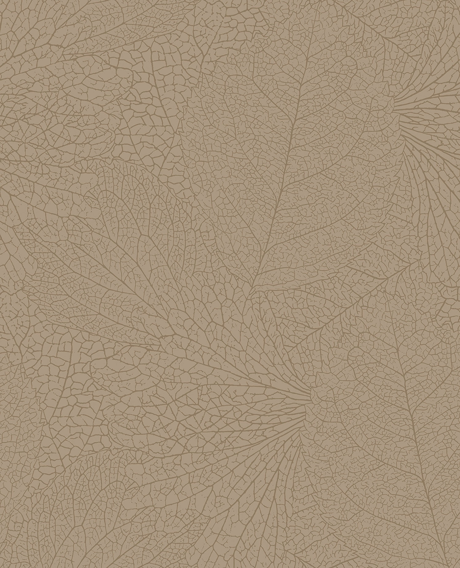 Sivo-béžová vliesová tapeta s metalickými listami, 324041, Embrace, Eijffinger