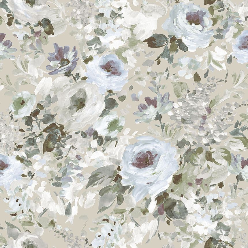 Luxusná vliesová tapeta EE22549, Pastel Floral, Essentials, Decoprint