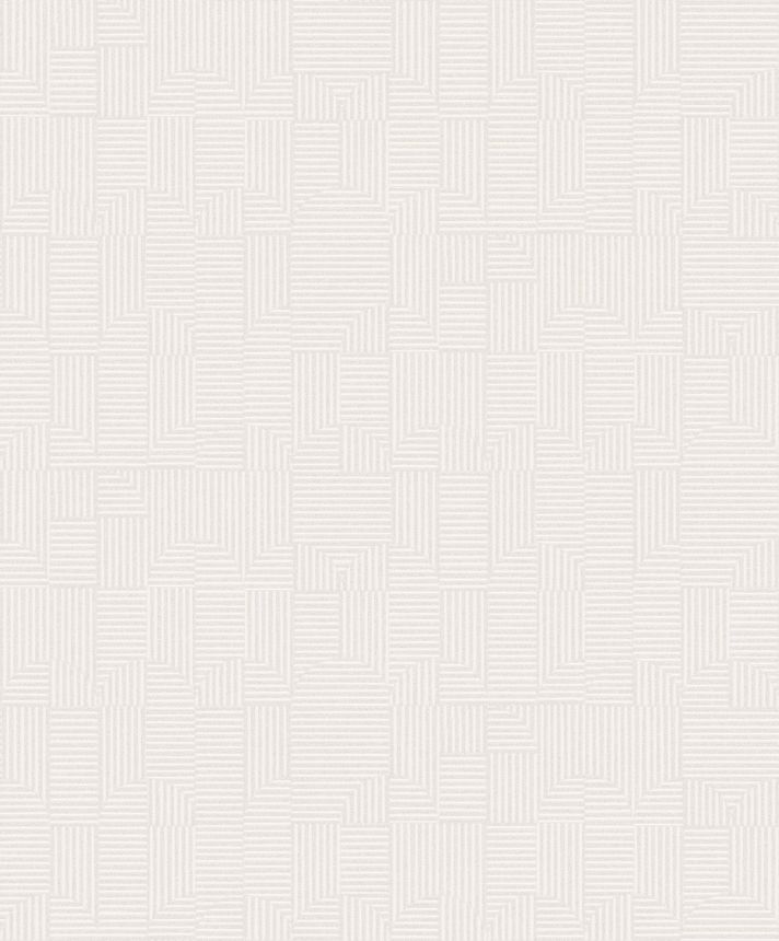 Biela geometrická vliesová tapeta, ILA402, Aquila, Khroma by Masureel