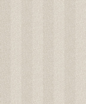 Sivo-béžová vliesová tapeta, imitácia tvídovej pruhovanej látky, ILA604, Aquila, Khroma by Masureel