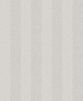Sivá vliesová tapeta, imitácia tvídovej pruhovanej látky, ILA606, Aquila, Khroma by Masureel